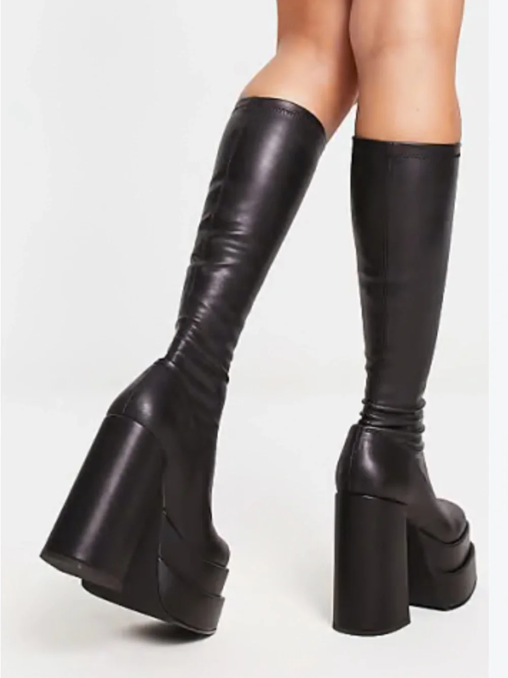 Steve Madden Cyprus Platform Knee-High Heeled Boots - Women